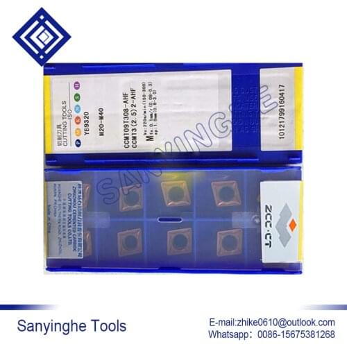 Free shipping high quality sanyinghe 10pcs/lots YB9320 CCMT09T304-AHF cnc carbide turning inserts