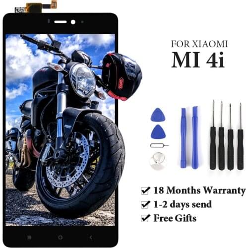 5' For Xiaomi MI 4i LCD Display With Touch Screen With Frame Assembly Mobile Phone Replacement For Xiaomi MI 4i LCD With Tools