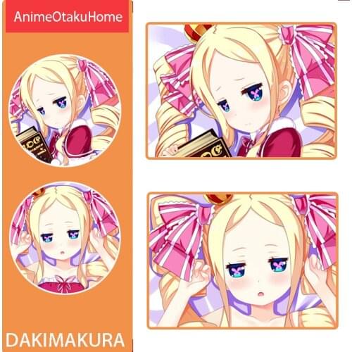 Re Zero kara Hajimeru Isekai Seikatsu Beatrice Loli Pillowcases Otaku Bedding Dakimakura Hugging Body Throw Pillow Case Cover