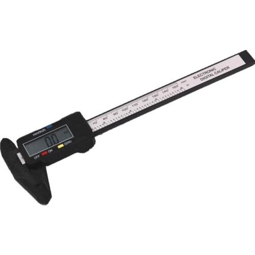 New Arrival 150mm 6 inch LCD Digital Electronic Carbon Fiber Vernier Caliper Gauge Micrometer Measuring Tool