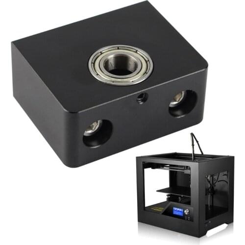 3D Printer Parts Aluminum Z-Axis Leadscrew Top Mount for Tornado CR-10 Ender 3 Pro Metal Z-Rod Bearing Holder 85DD