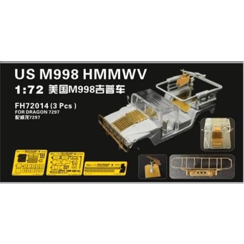 Flyhawk FH72014 1/72 Photo-Etched for Modern US M998 HMMWV (for Dragon 7297)