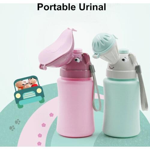 Potty Portable Pee Bottle -Upgrade Portable Potty Emergency Urinal Toilet for Car Travel and Camping, Child Kid Toddler Pee Trai