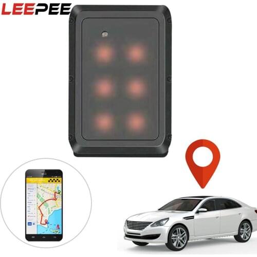 LEEPEE GPS Navigation Tracker Real Time Tracking USB Rechargeable 120 Days Standby Time Car Accessories