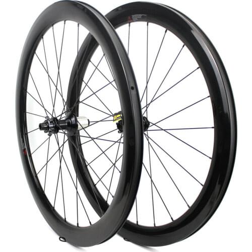 HULKWHEELS Carbon Cyclocross Disc Brake Wheelset 700C 50mm Depth Powerway CX32 Hub UD 24H carbon wheels