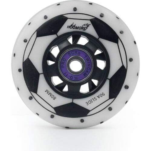 8 pcs/lot 90A Flints Slide Roller Skates Wheel with 52 firestone Inline Slalom Skating Tyre FSK Sliding Shift Drift Spark Wheels