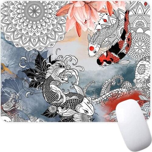 Small Gaming Mouse Pad Computer Mousepad PC Gamer Mouse Mat Laptop Mausepad Beautiful Mandala Art Carpet Keyboard Mat Desk Pad