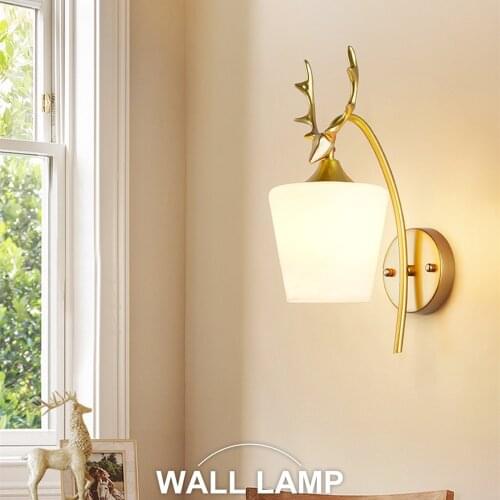 Horn-style Wall Lamp Led Aluminum Bedside Reading Lamp Corridor Bathroom Bedroom Living Room Hotel Room Decoration Lamp