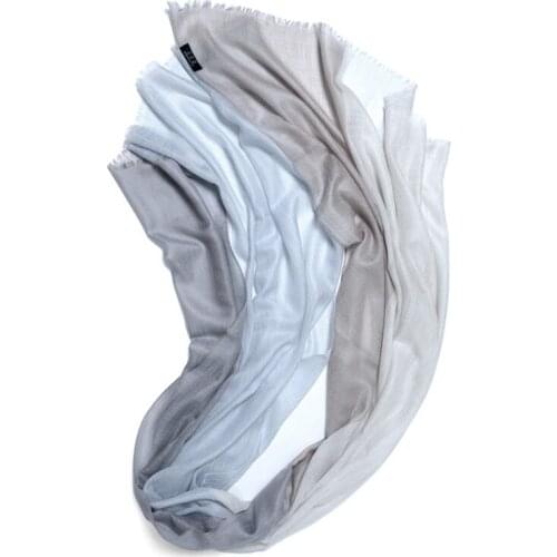 New arrival 100% cashmere women fashion thin scarfs shawl pashmina patchwork color striped small tassel 90x200cm