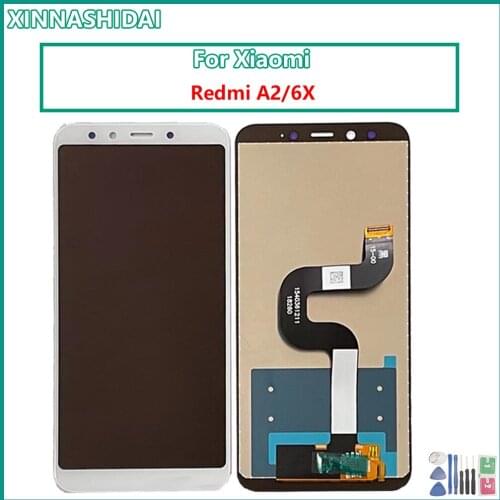 5.99'' New LCD Display For Xiaomi Mi A2 LCD Display Touch Screen Digitizer Assembly With Frame For Xiaomi Mi 6X