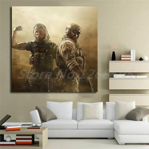 Wallpaper Blackbeard Valkyrie Rainbow Six Siege Canvas Painting Print Living Room Home Decor Modern Wall Art Oil Painting Poster