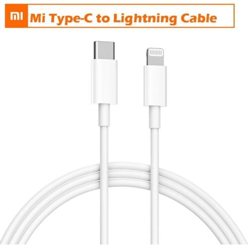Original Xiaomi Type-C to Lightning Cable MFI For iphone 6 6plus 6s 6splus 7 7PLUS 8 8PLUS 11 PRO MAX XR XS X IPAD PRO