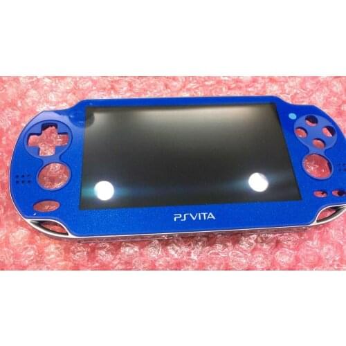 Blue Color Original New for Playstation PS Vita PSV 1000 1001 1004 Lcd Screen Display + Touch Digitizer + Frame Free Shipping