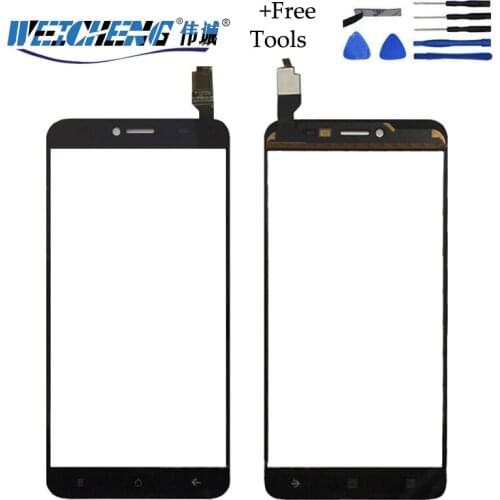 WEICHENG Mobile phone touch screen panel For Explay Diamond touch Capacitive front digitizer glass sensor Diamond touch lens
