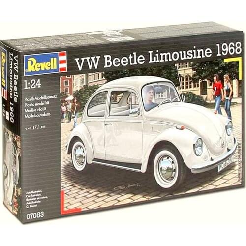 Revell plastic assembly car model 1/24 scale VW Beetle Limousine 1968 adult collection DIY assembly kit 07083