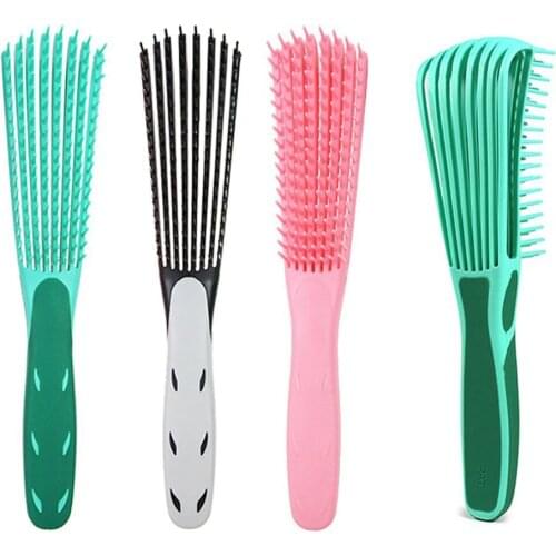 Plastic Europe And America Massage Essential Oil Octopus Straight Hair Tt Curly Hair Rib Ribs Comb Professional