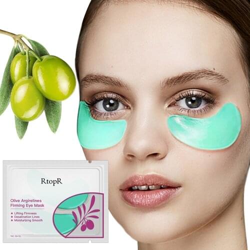 Crystal Eye Mask Olive Eye Patches Moisturizing Remove Eye Wrinkles And Fine Lines Anti-Aging Remove Dark Circles Beautiful Eyes