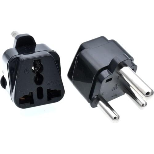 AU US UK to South Africa Plug AC 250V AC Power Socket Europe Plug Charger AC 15A 250V AC Power Socket South Africa Plug Charger