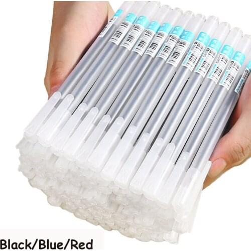 Sharkbang 5pcs/lot 0.5mm Blue/Red/Black Gel Pen Neutral Pen Korea Quick Drying Hand Pen For Kids School Stationery Supplies Pens