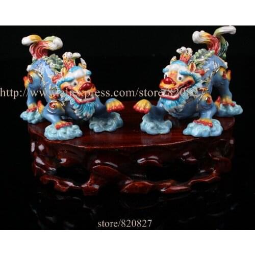 Feng Shui Dragon Trinket Box Asian Unique Home Decorative Box Jewelry Box Dragon Crafts Lucky Bringing Trinket Box 2 pcs pair
