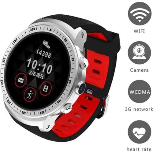 Smart Watch 3G Network SIM Card Slot Heart Rate Monitor Camera Pedometer Sport Clock IP67 Waterproof Watch Phone for Women Men