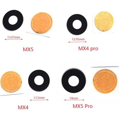 2pcs For Meizu MX4 MX5 Pro PRo5 Pro6 pro 6 Back Rear Camera Glass Lens Cover Repair Parts