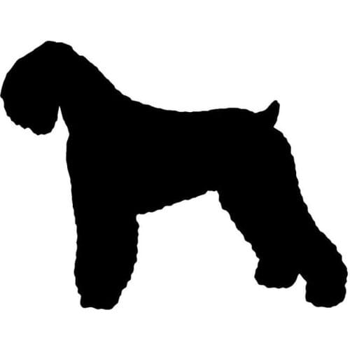Car Sticker Russian Terrier Dog PVC Car Decoration Accessories Sticker Creative Waterproof Sunscreen Black/White,17cm*13cm