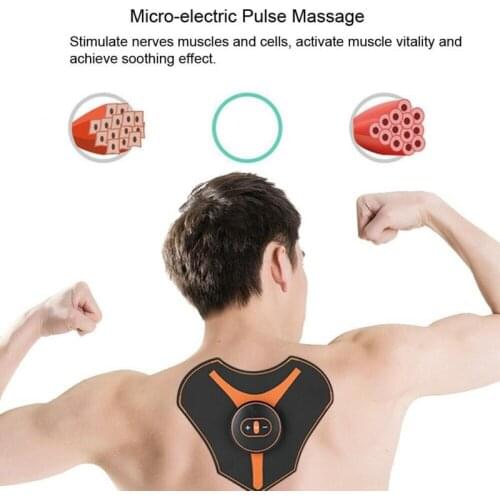 Intelligent Fitness Relax Electric Neck Cervical Massager Gym Muscle Stimulator Pain Relief Yoga Cervical Massage Pad + 5 Types