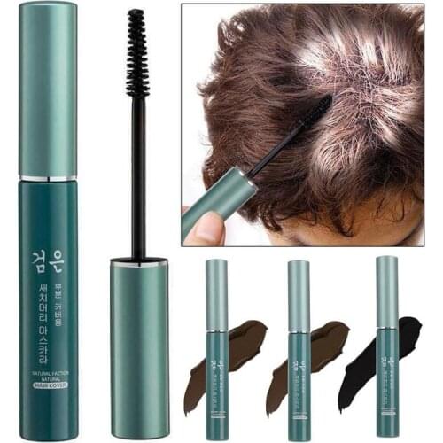 Temporary Hair Dye 2 in1 applicator hair color brush and comb DIY Hair Color Wax Hair Cover Up