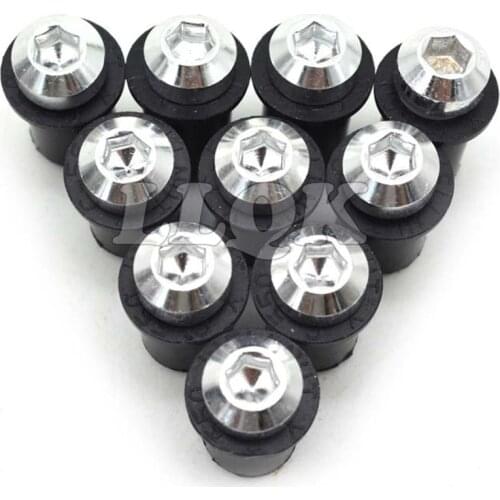 CNC motorcycle Parts Windshield Spike Bolt Screw M5 Nuts accessories for BMW F800 GS 2008-2014 F800R 2009-2014 F800S 2006-2013