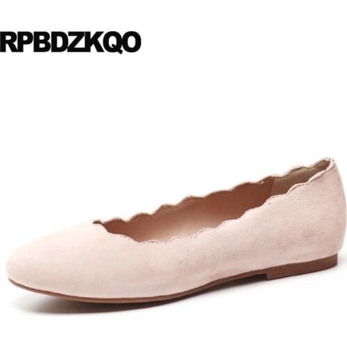 Maternity Ladies Women Pink Suede Comfortable Flats Driving Grey Beautiful Designer China Round Toe Slip On Wide Fit Shoes 2018