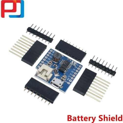 10pcs Battery Shield For WEMOS D1 mini single lithium battery charging & boost