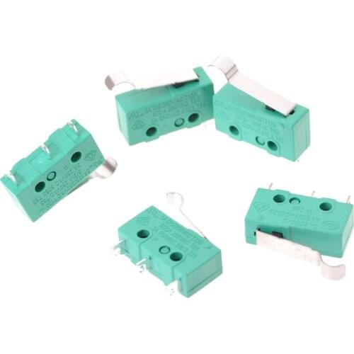 5pcs/lot High Quality KW4-3Z-3 Micro Switch KW4 Limit Switch 3pin 5A 125V DC N/O N/C Switches Wholesale