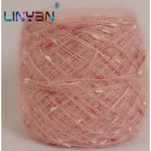 500g /lot Crochet yarn Hand knitting wool yarn cheap Nodule Mohair Rayon blended yarn for knitting Scarf hat coat thread ZL64
