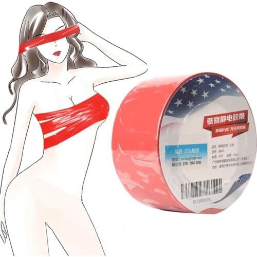 7 Colors Fun Tape Adult Games BDSM Bondage Erotic Toys Fetish Adult Sex Toys Electrostatic Bundle Tape Flirting For Couple