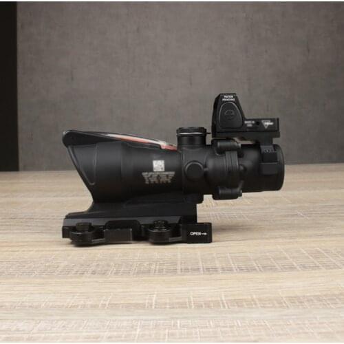 Trijion ACOG 4X32 &RMR W Larue QD Mount Red Dot sight W/ Original 3D Letter Markings Perfect Replica