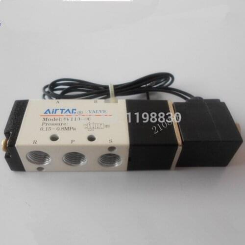 AIRTAC valves 5 Ports 2 Position Internal Piloted Electromagnetic Valve 4V110-06 220V 24V 110V