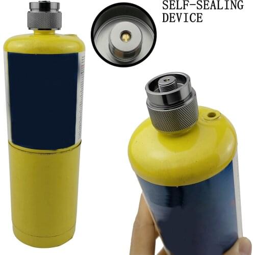 American Standards Propane Gas Tank Converter Adapter Outdoor Camping Stove Adapter With Self-closing Function Camping Equipment