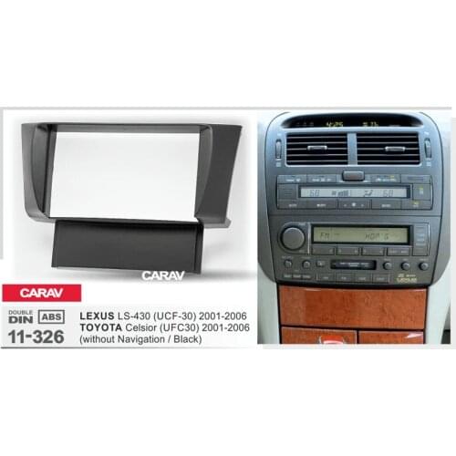 CARAV 11-326 Top Quality Radio Fascia for LEXUS LS-430(UCF-30)/TOYOTA Celsior(UFC30)Stereo Fascia Dash CD Trim Installation Kit
