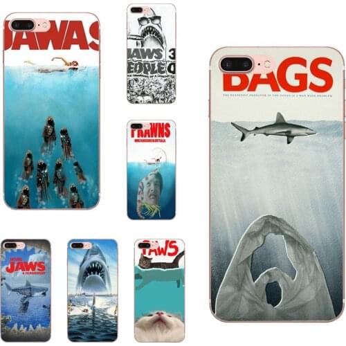Paws Jaws Movie Hybrid For Xiaomi Mi3 Mi4 Mi4C Mi4i Mi5 Mi 5S 5X 6 6X A1 Max Mix 2 Note 3 4 Customized Pictures Black Phone Case
