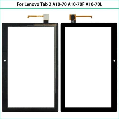 New 10.1inch For Lenovo Tab 2 A10-70 A10-70F A10-70L Touch Screen Panel Digitizer Sensor LCD Front Glass Touch Glass Replace