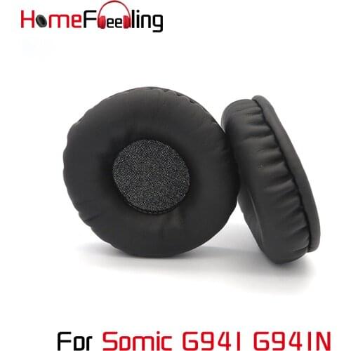 Homefeeling Ear Pads for Somic G941 G941N Headphones PU Thicken Velour Ear Cushions Sheepskin Leather Earpads Replacement