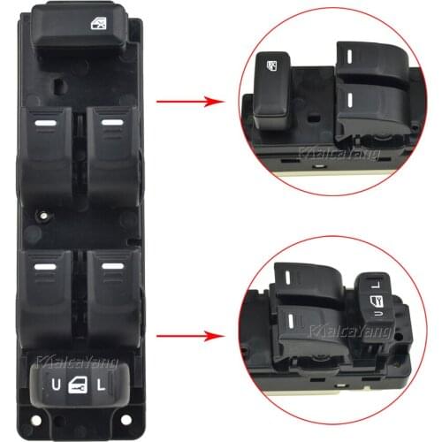 FaroeChi 25779767 Front Left Side Master Power Electric Controller Window Switch For GMC Canyon Chevrolet Colorado Hummer H3 H3T