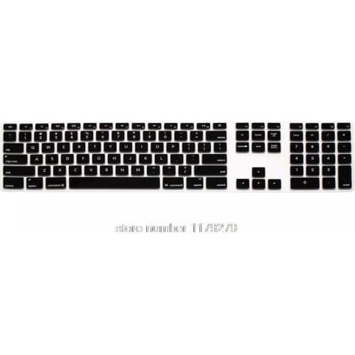 G6 Long Keyboard Cover Film Skin Protector for Apple imac G6 Desktop PC Wired Keyboard US Version with number zone