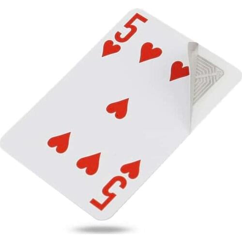 RFID Playing Cards Manufacturer Supply 13.56MHz Mocrochip Encoded PVC Poker Cards