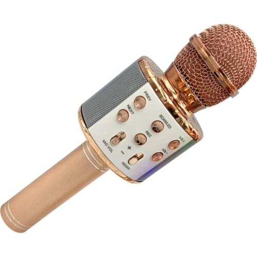Karaoke Microphone for Kids Adults, Wireless 4 in 1 Handheld Microphone 270B