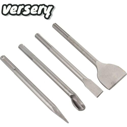 SDS MAX Chisel Set 1PC 280mm Electric Hammer Drill Bit Point Groove Gouge Flat Chisel Break Concrete Brick Wall Drilling Masonry