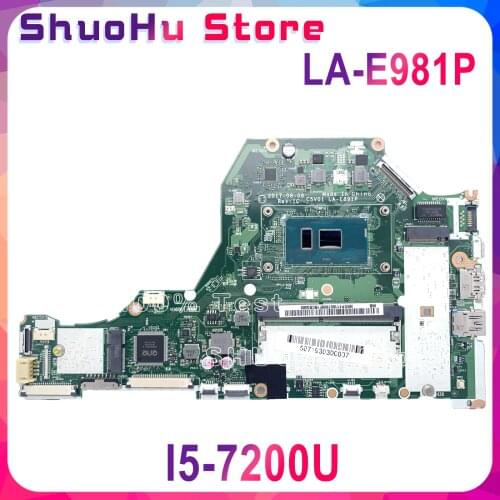 KEFU C5V01 LA-E891P original motherboard is suitable for Acer Aspire A515-51G A515-51 UMA with I5-7200U laptop 100% tested and q