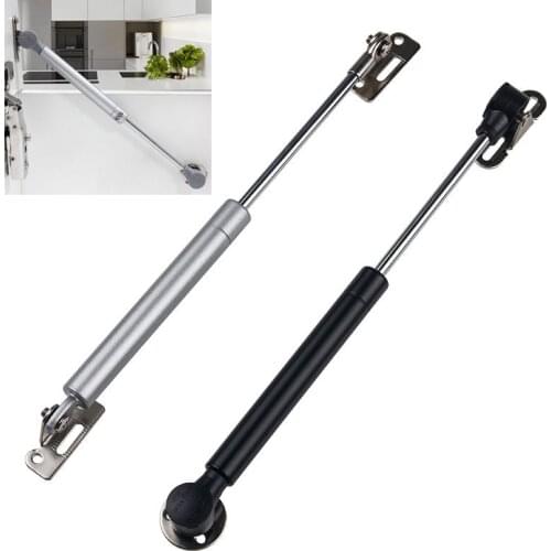 Pneumatic Support Rods Furniture Cabinet Door Spring Close Hinge Hydraulic Gas Slides Lift Strut Bed Support Rod Flip Up Bracket