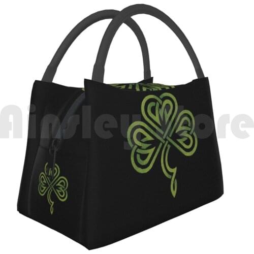 Portable Insulation Bag Irish Shamrock Shamrock Saint Day Saint St Paddys Day Irish Funny